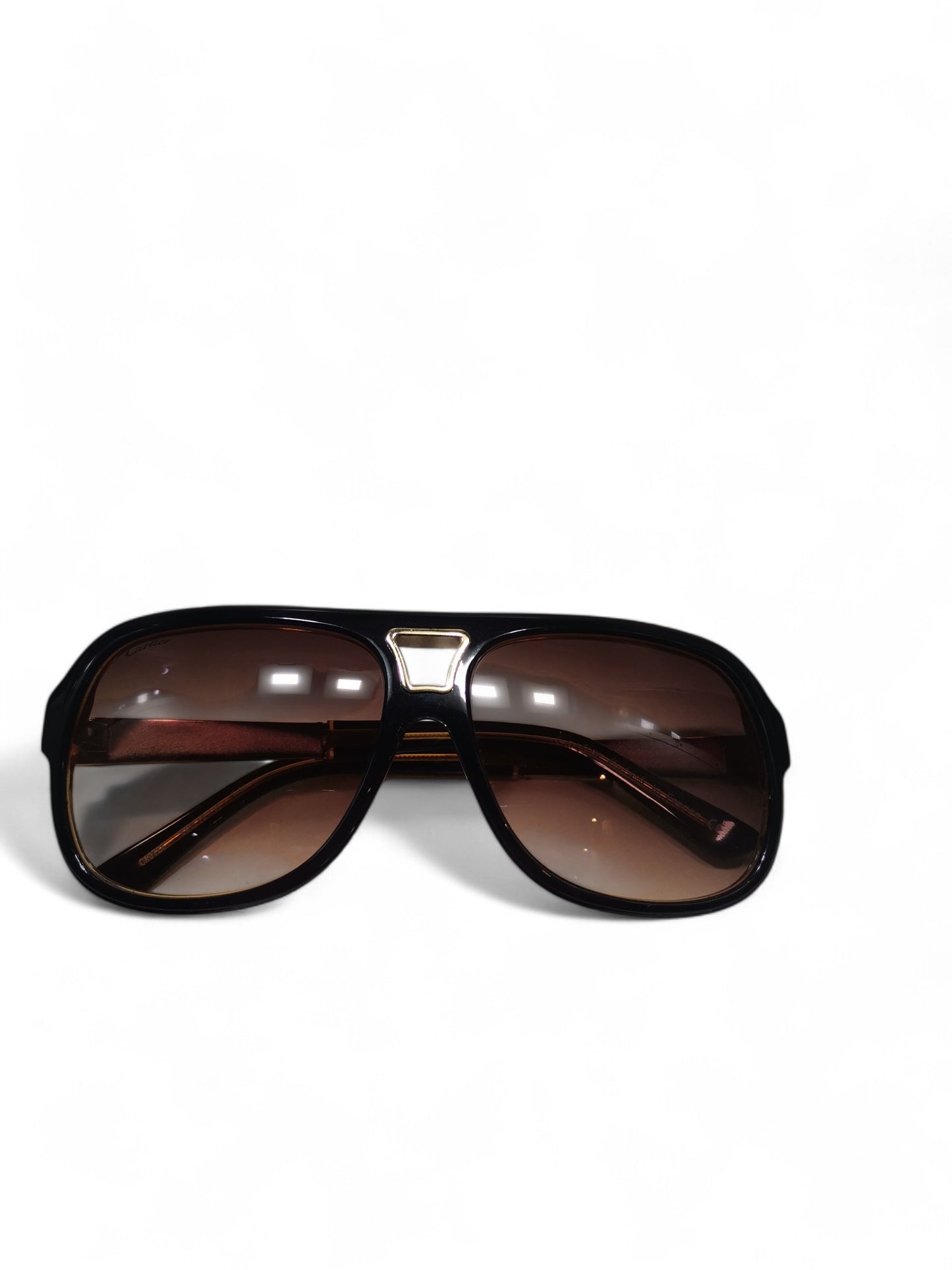Cartier - Brown and Gold - Metal / Plastic