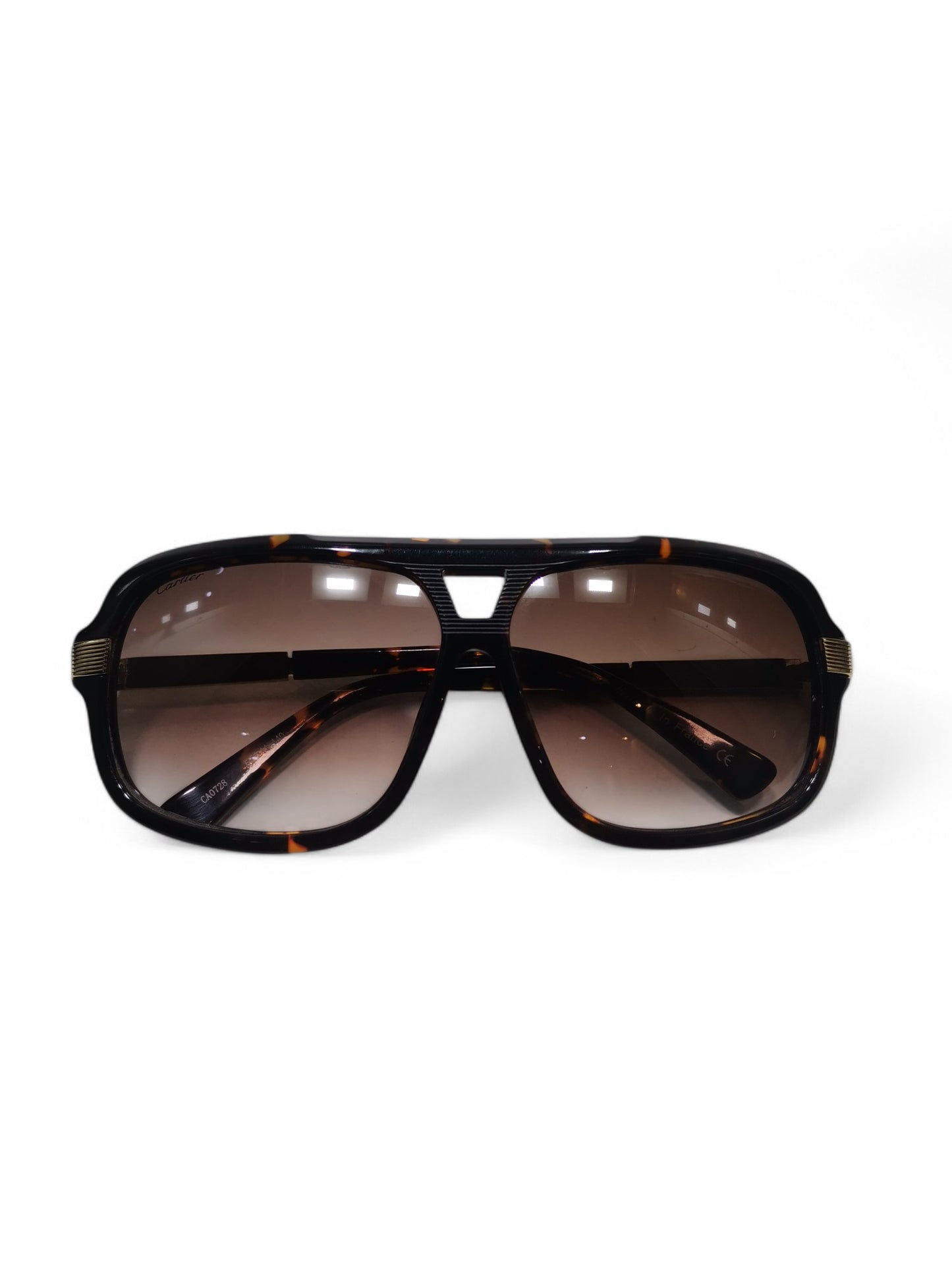 Cartier - Brown and Gold - Metal / Plastic