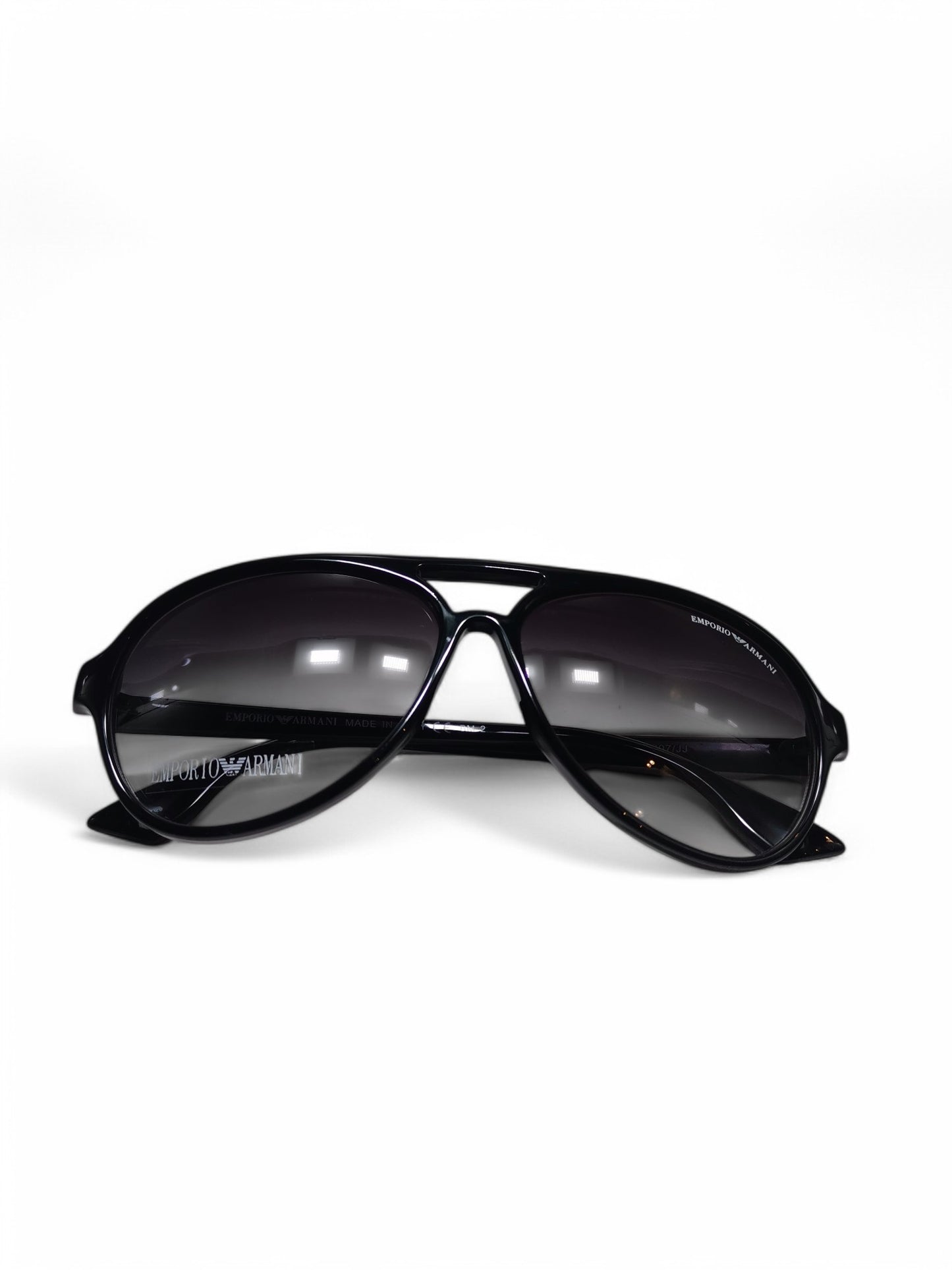 Armani - Black Round - Plastic / Acetate
