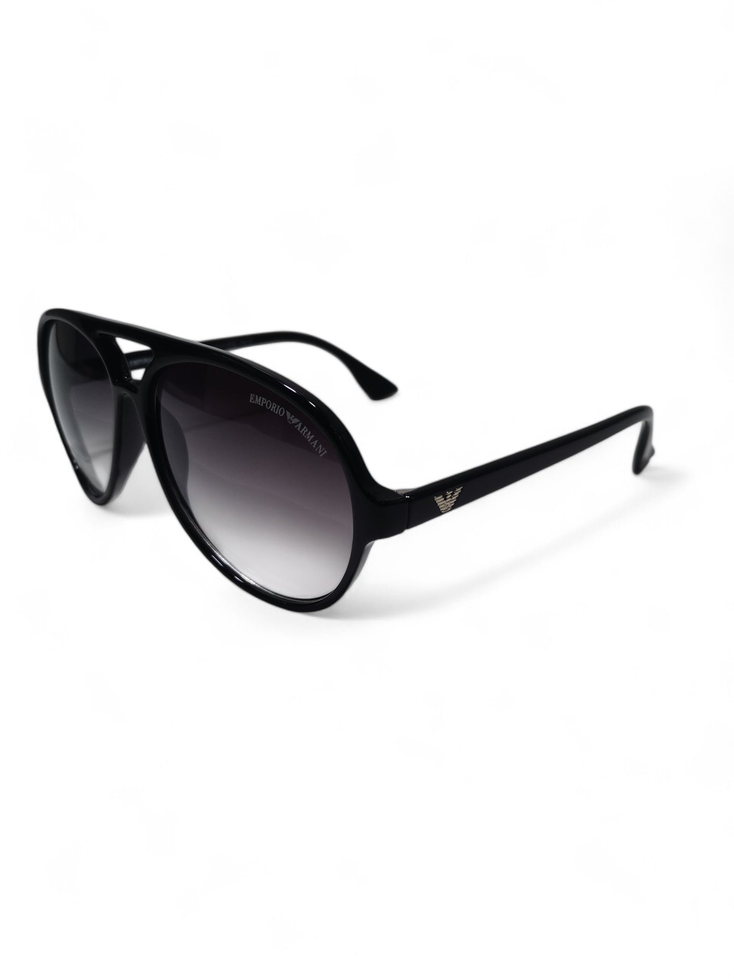 Armani - Black Round - Plastic / Acetate