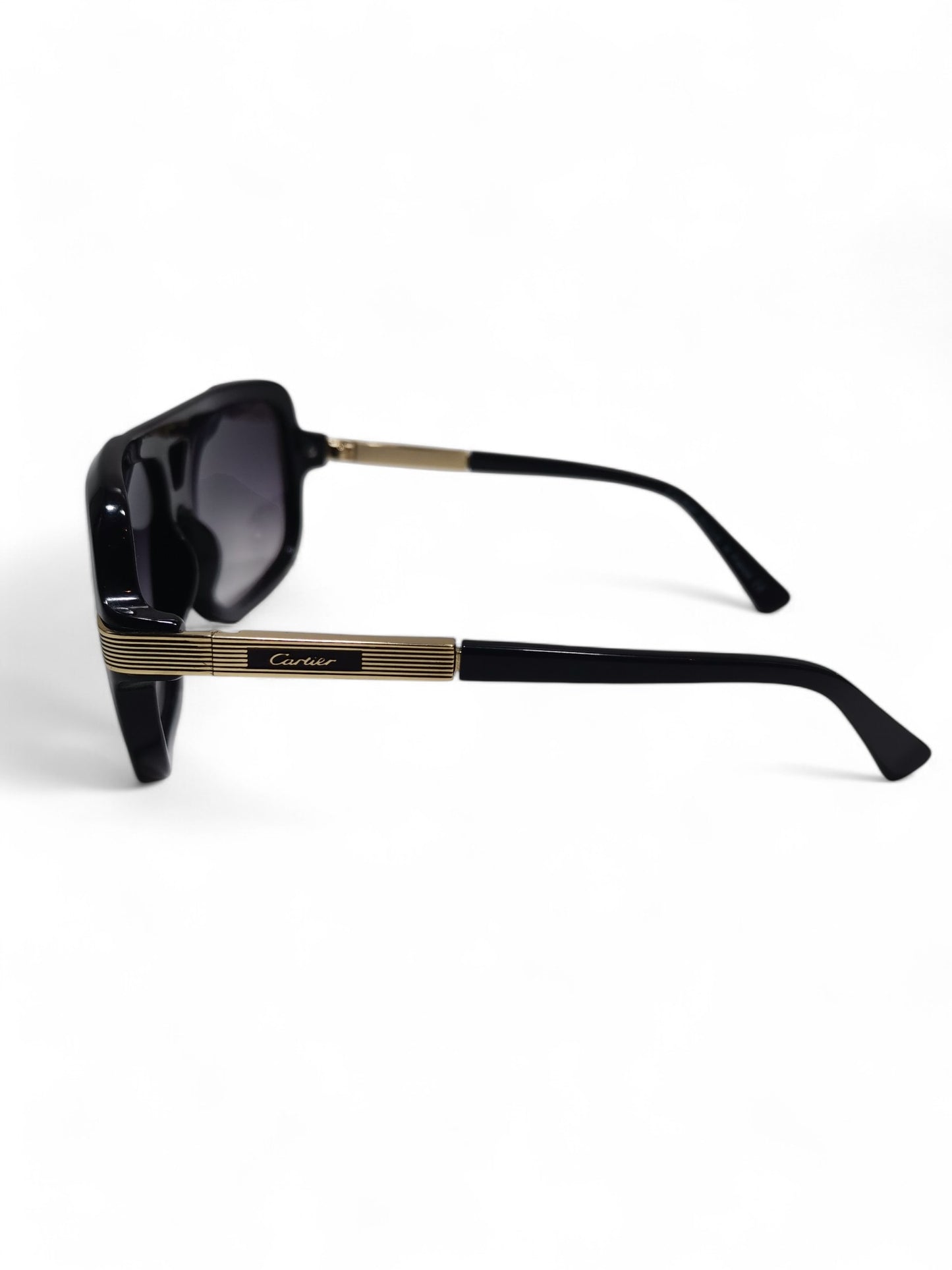 Cartier - Black and Gold - Plastic / Acetate