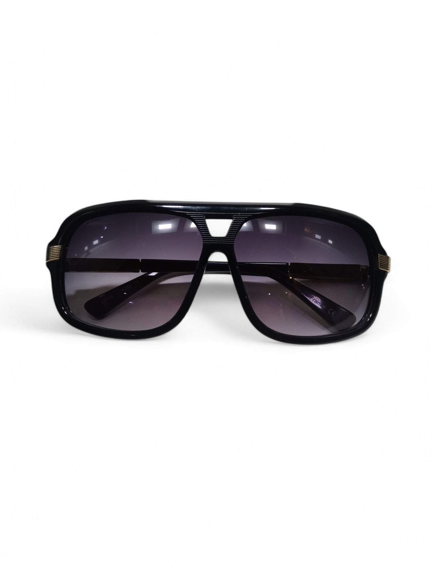 Cartier - Black and Gold - Plastic / Acetate