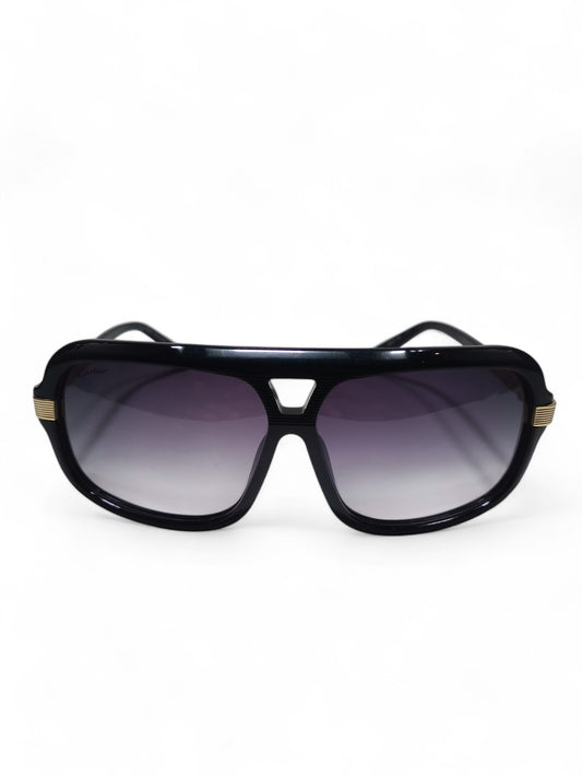 Cartier - Black and Gold - Plastic / Acetate
