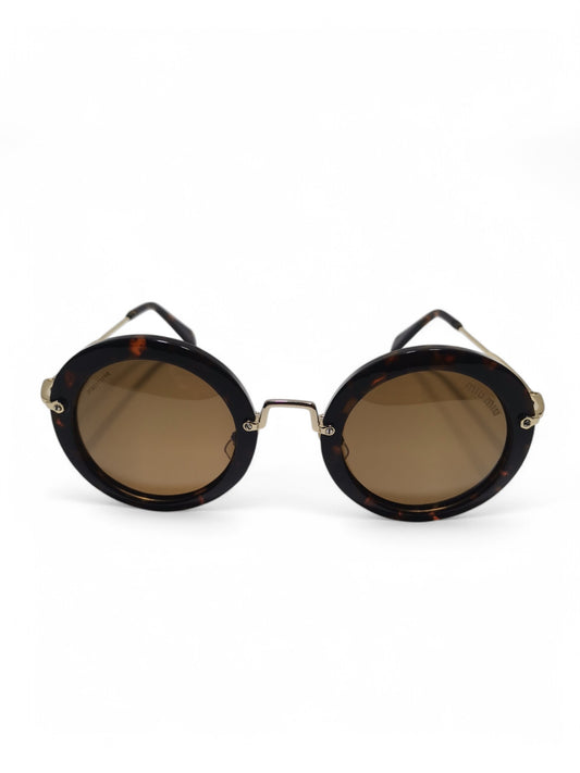 Miu Miu - Round Brown - Metal / Plastic