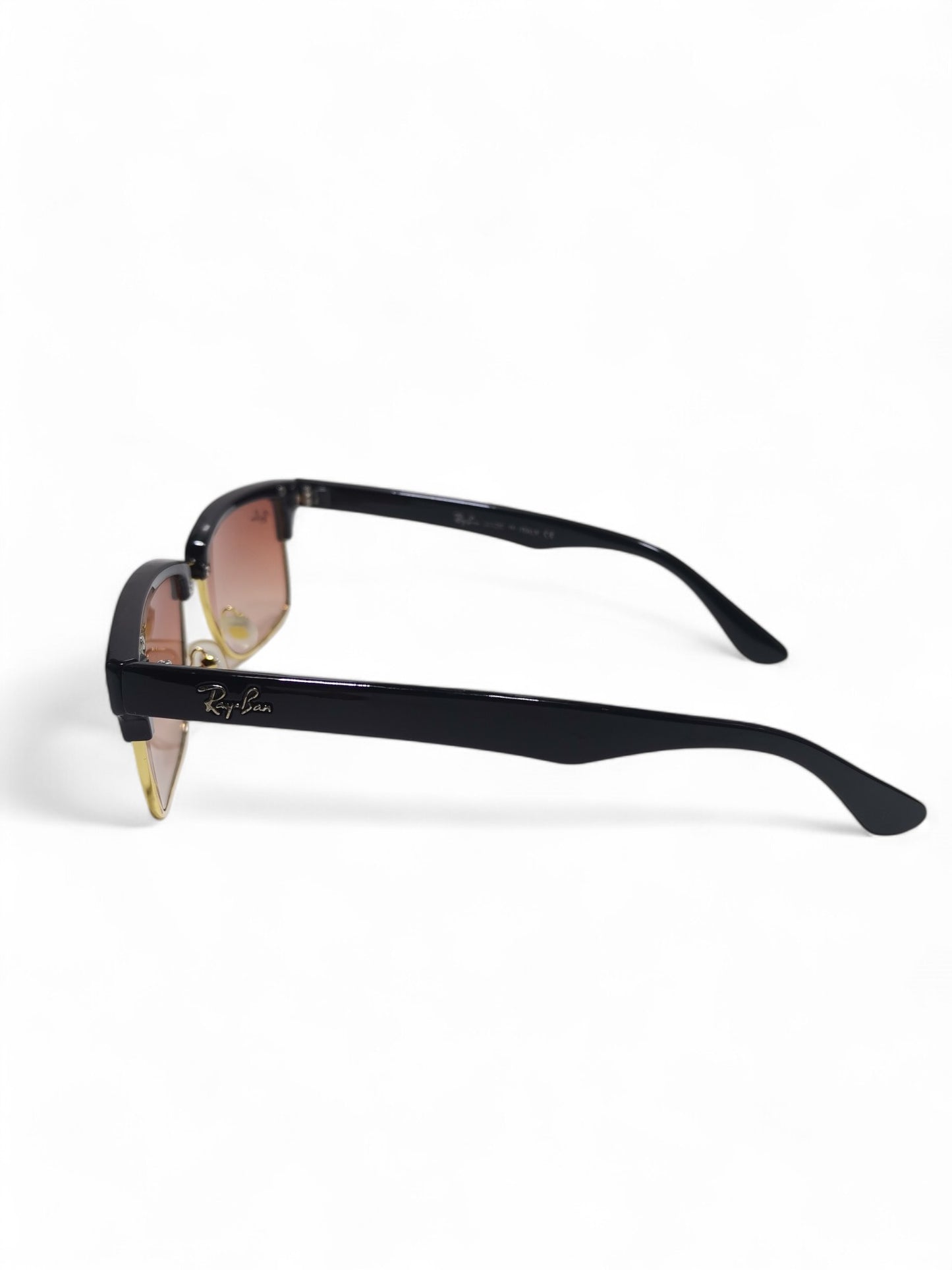 Rayban - Black and Light Orange - Metal / Plastic