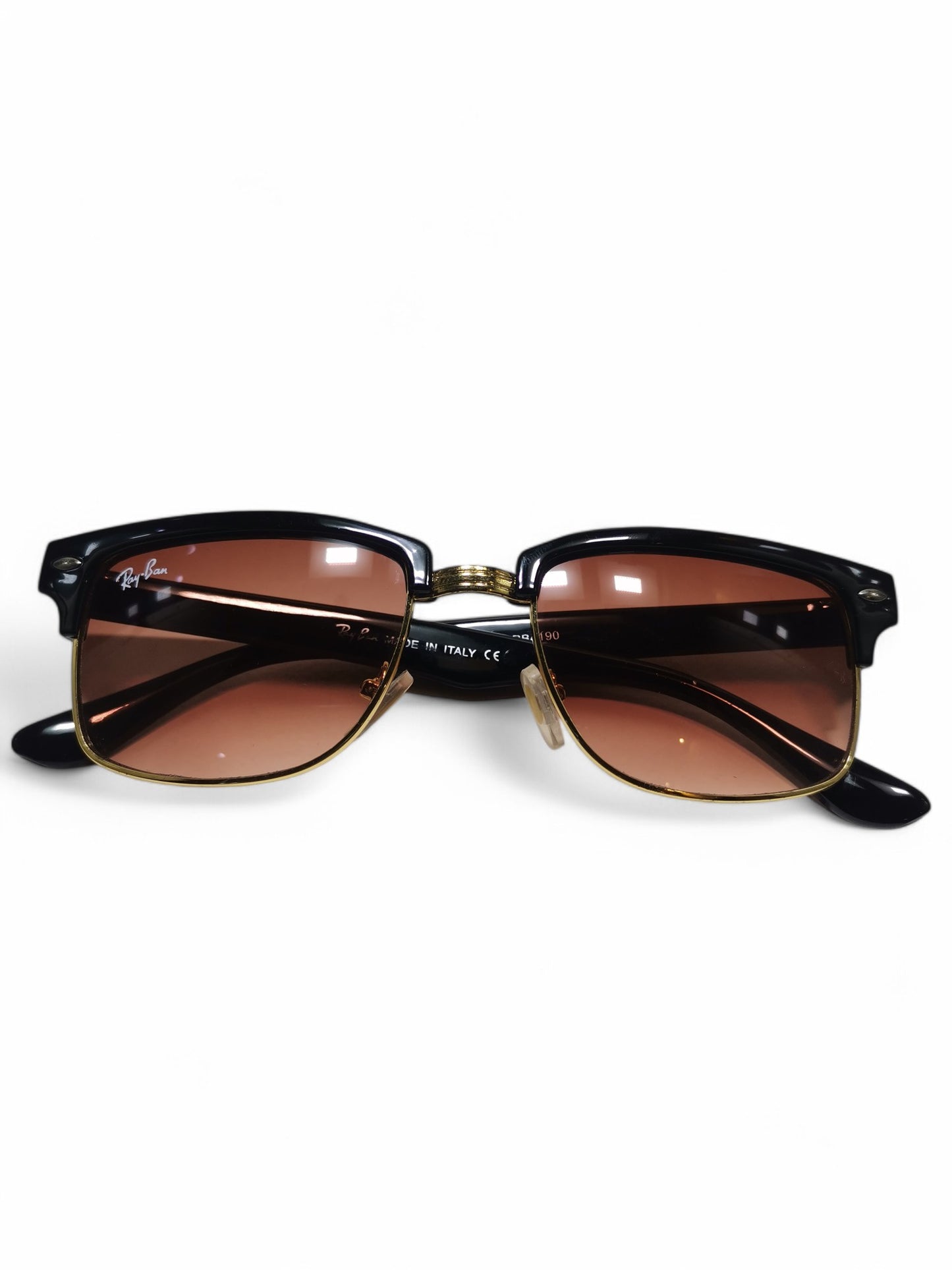 Rayban - Black and Light Orange - Metal / Plastic
