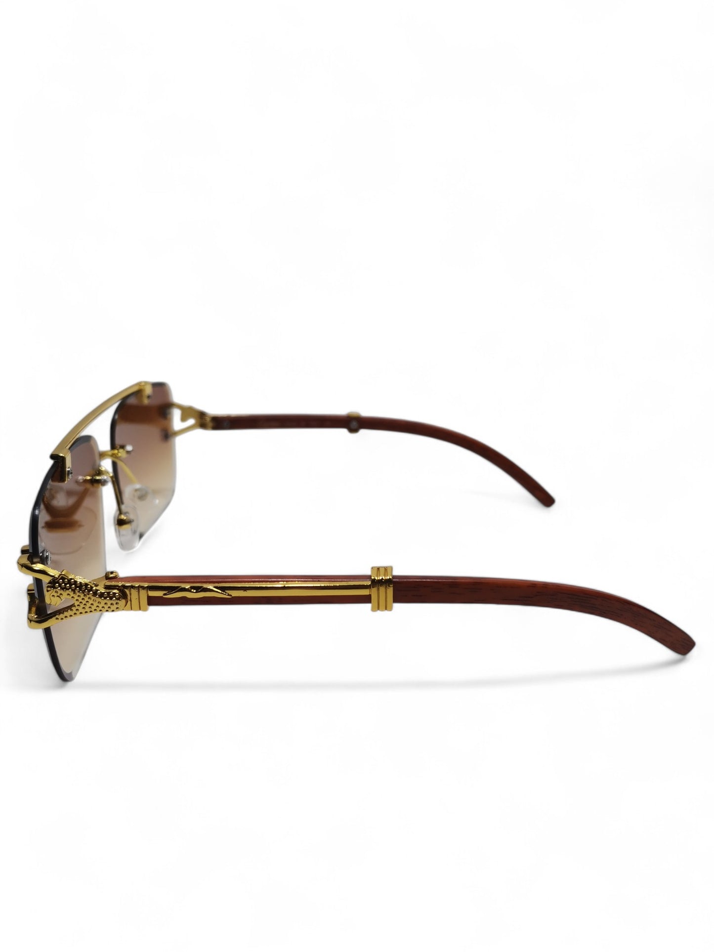Cartier - Brown and Gold - Wood Side