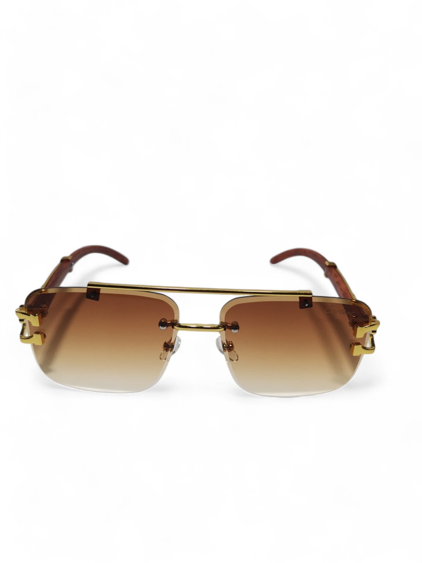 Cartier - Brown and Gold - Wood Side