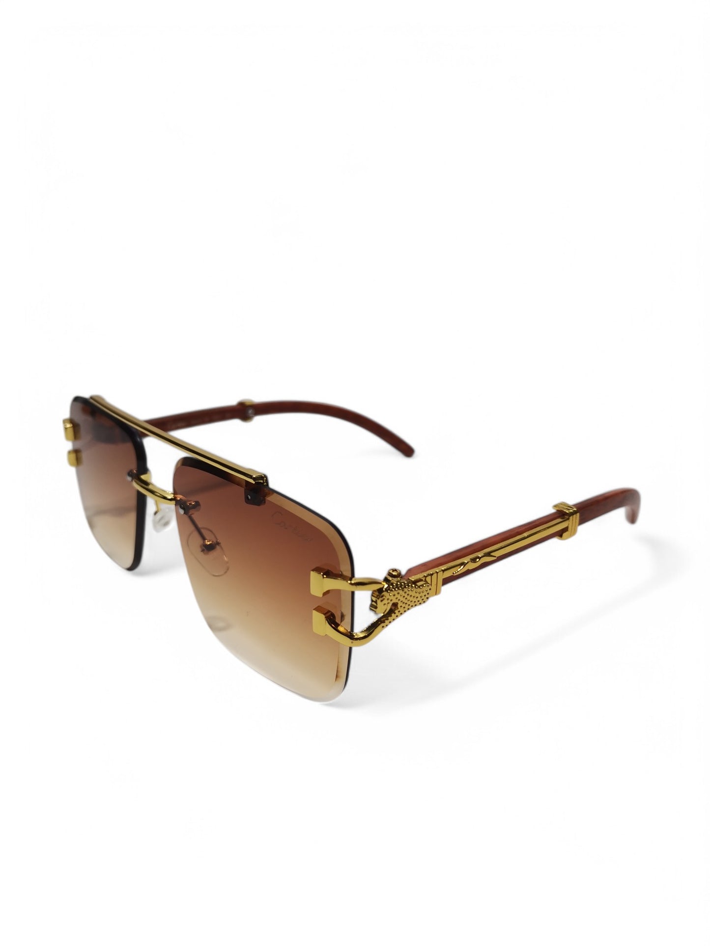 Cartier - Brown and Gold - Wood Side
