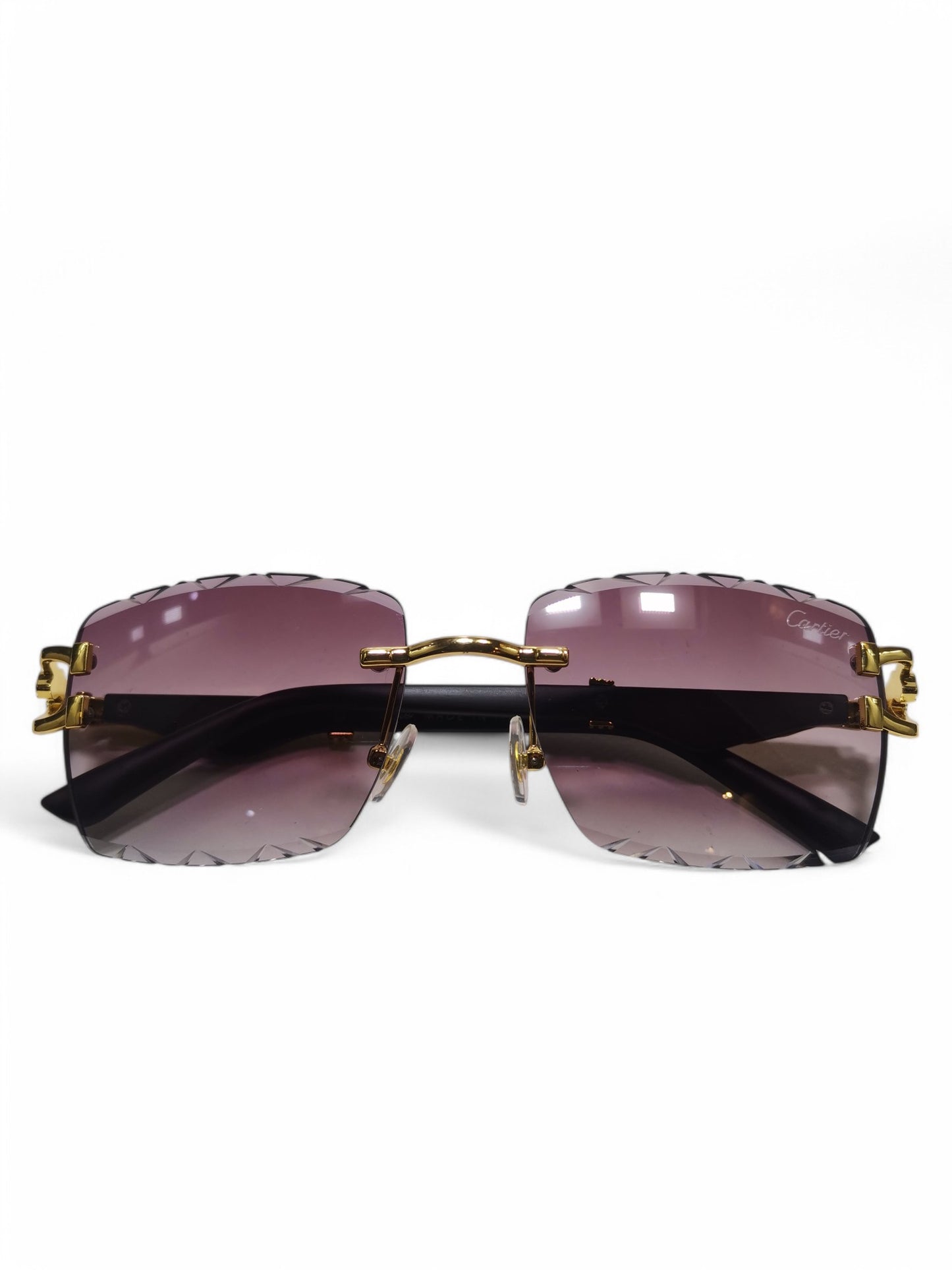 Cartier - Purple and Black - Wood Side