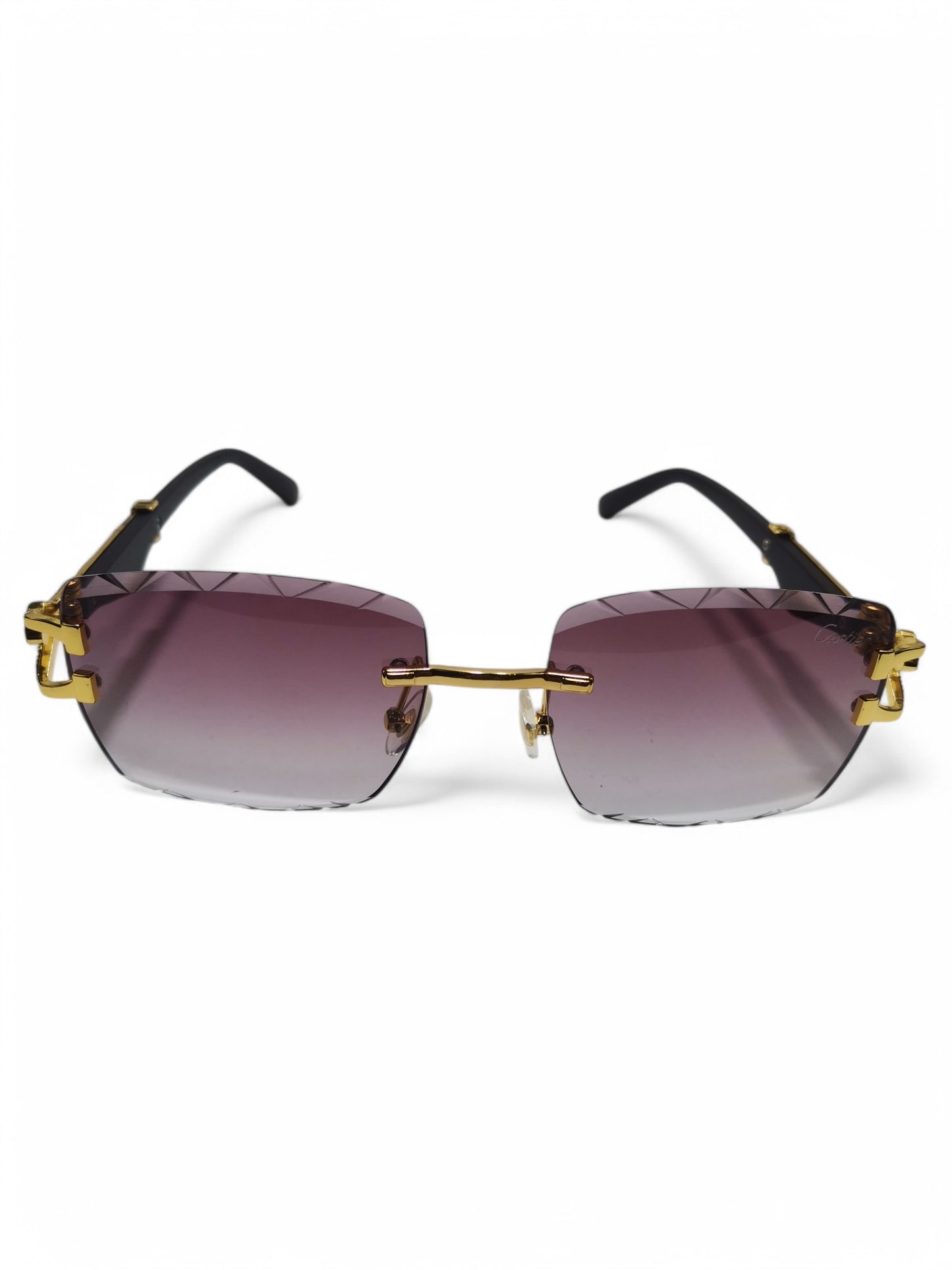 Cartier - Purple and Black - Wood Side