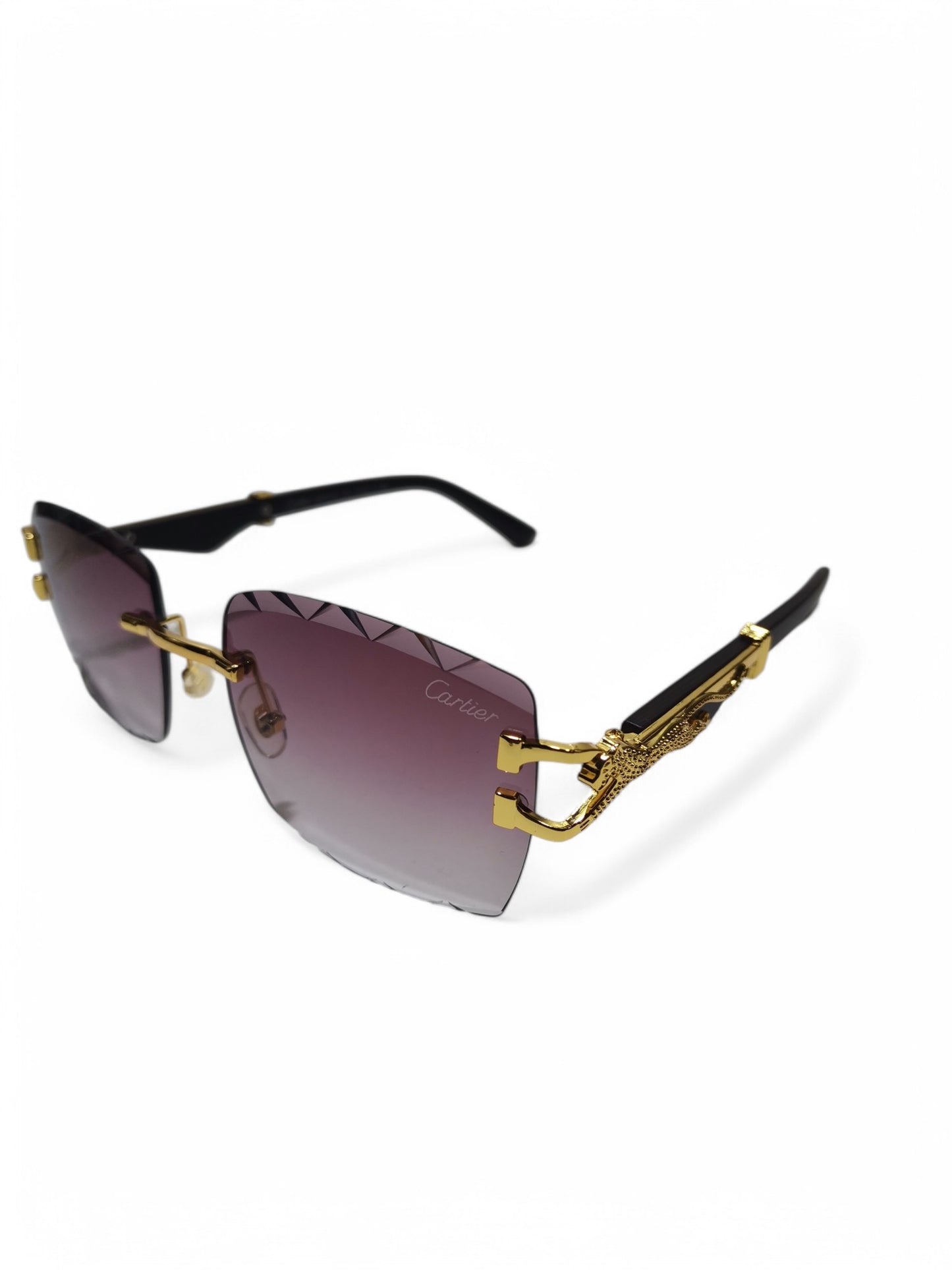 Cartier - Purple and Black - Wood Side