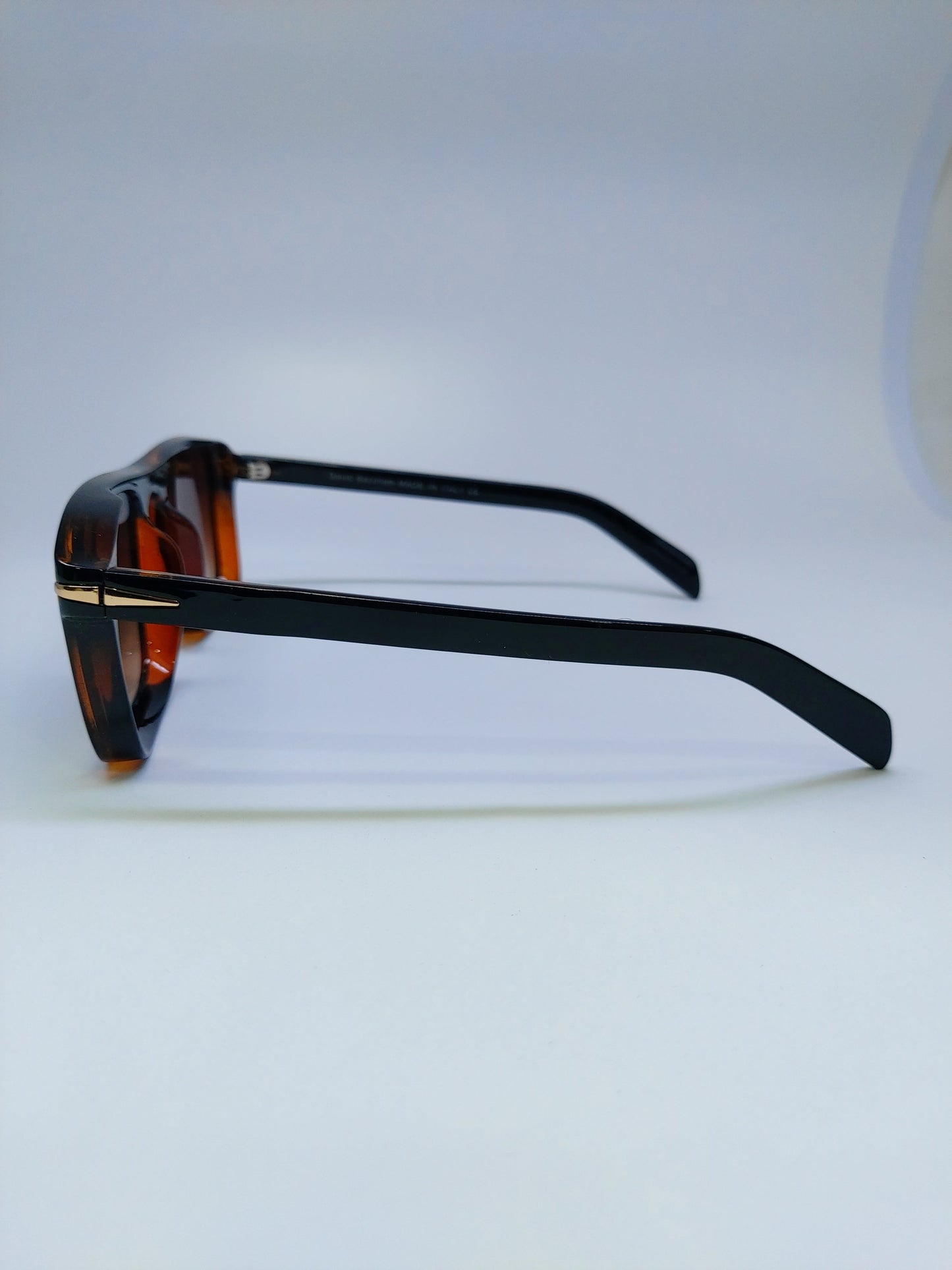 David Beckham - Light Brown and Black - Plastic / Acetate