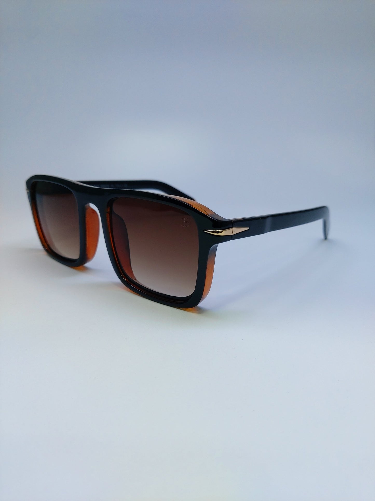 David Beckham - Light Brown and Black - Plastic / Acetate