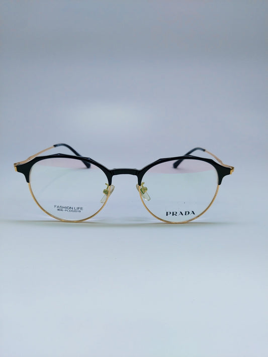 Prada - Black and Gold - Metal  and Plastic