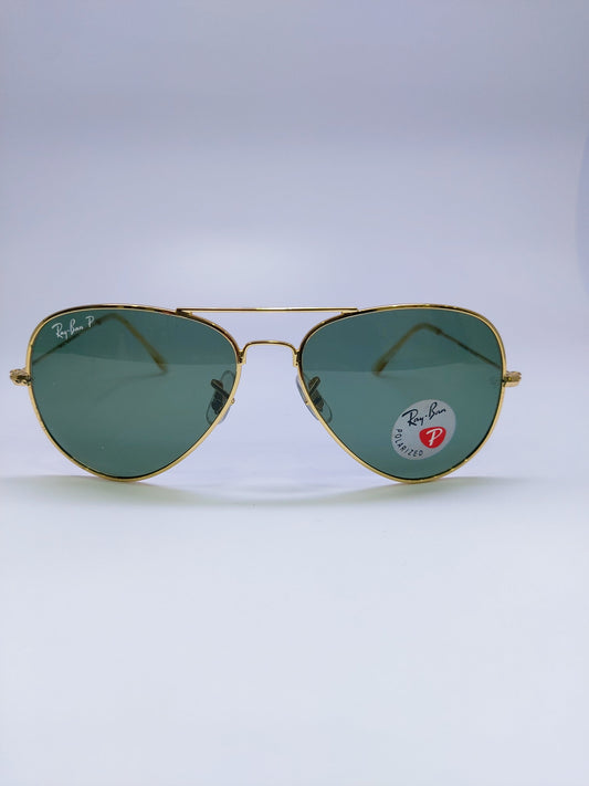 Rayban - Polarized Black and Gold - Metal