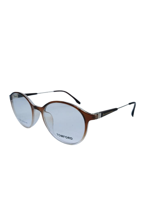 Tomford - Brown and Gold - Metal and Acetate
