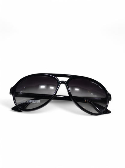 Armani - Black Round - Plastic / Acetate