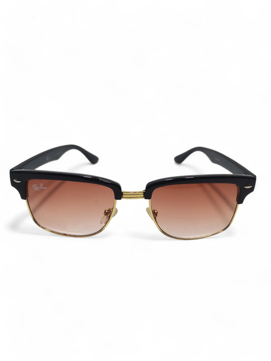 Rayban - Black and Light Orange - Metal / Plastic