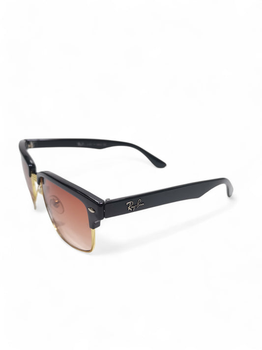 Rayban - Black and Light Orange - Metal / Plastic
