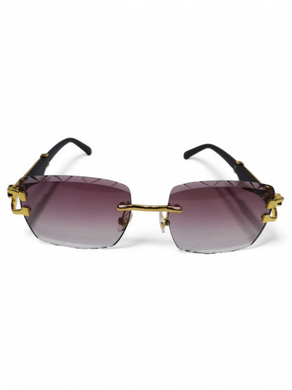 Cartier - Purple and Black - Wood Side