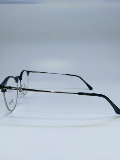 Boss - Round Black and Gold - Plastic / Acetate