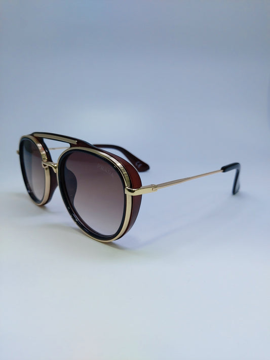 Prada - Brown and Gold - Metal