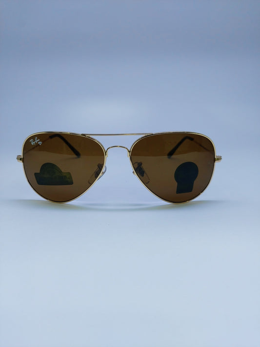 Rayban - Brown and Gold - Metal
