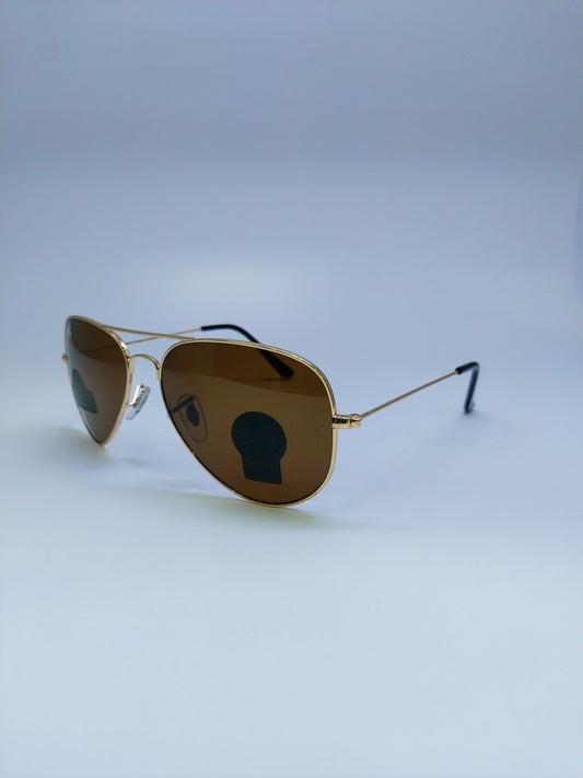 Rayban - Brown and Gold - Metal